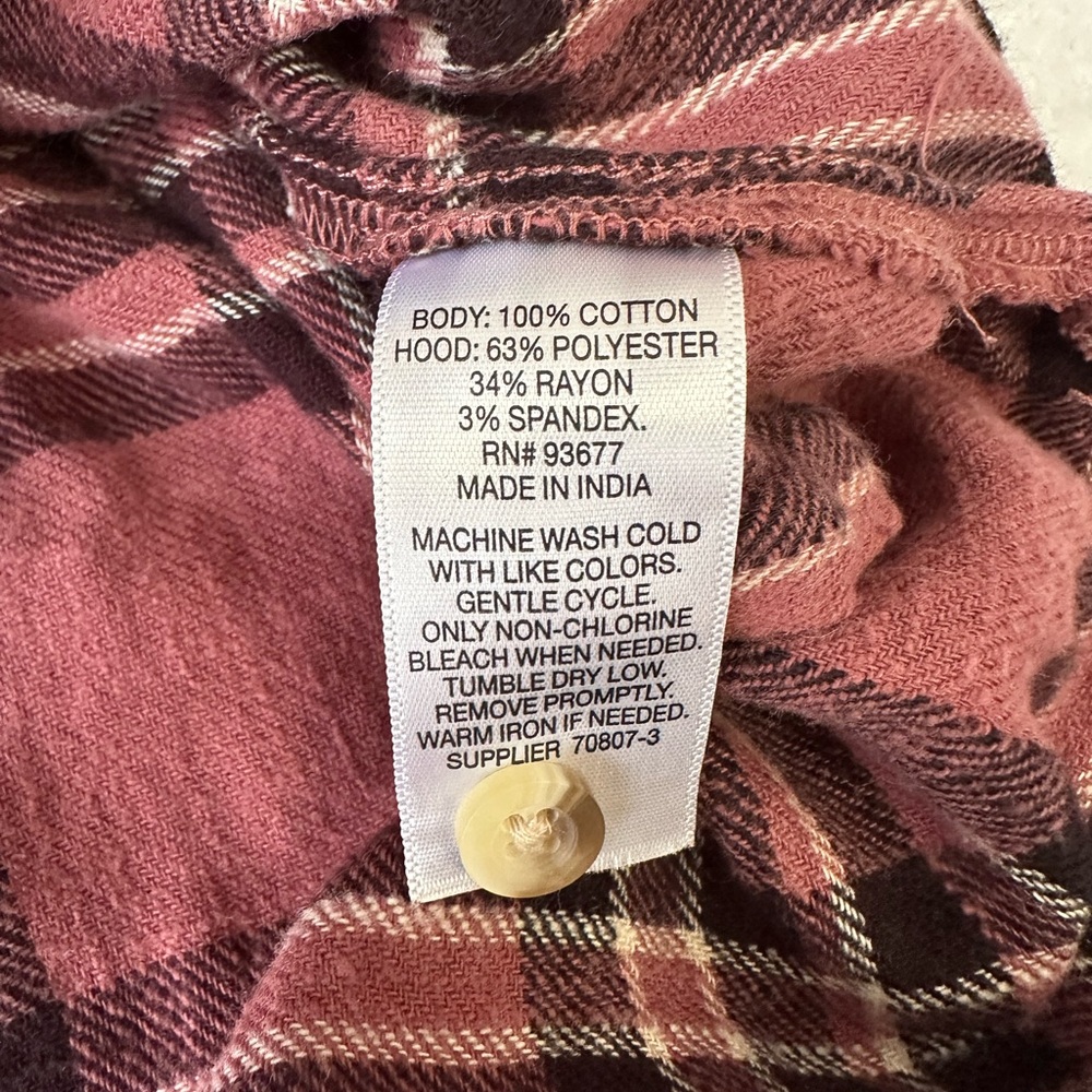 Arizona Jean Co hooded flannel XXL - Picture 7 of 7